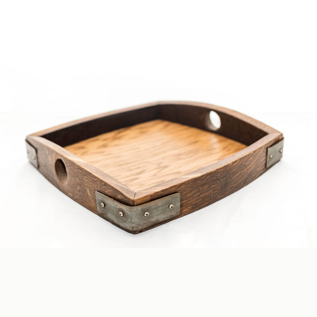 Sono Inspired Vino Oak Tray - Small Square - Walnut Stain