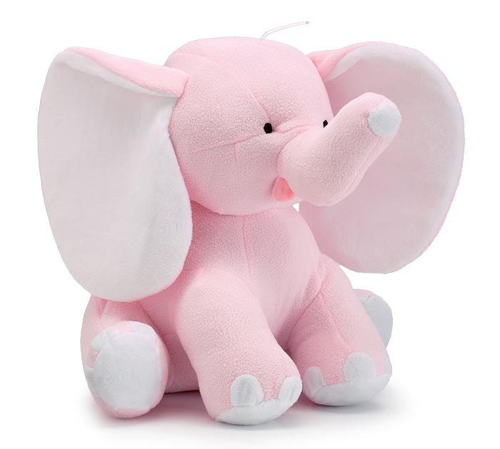 Burton & Burton Plush - Elephant 13" Pink