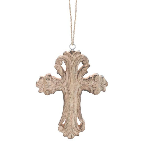 Burton & Burton Ornament - Wooden Cross Style 2