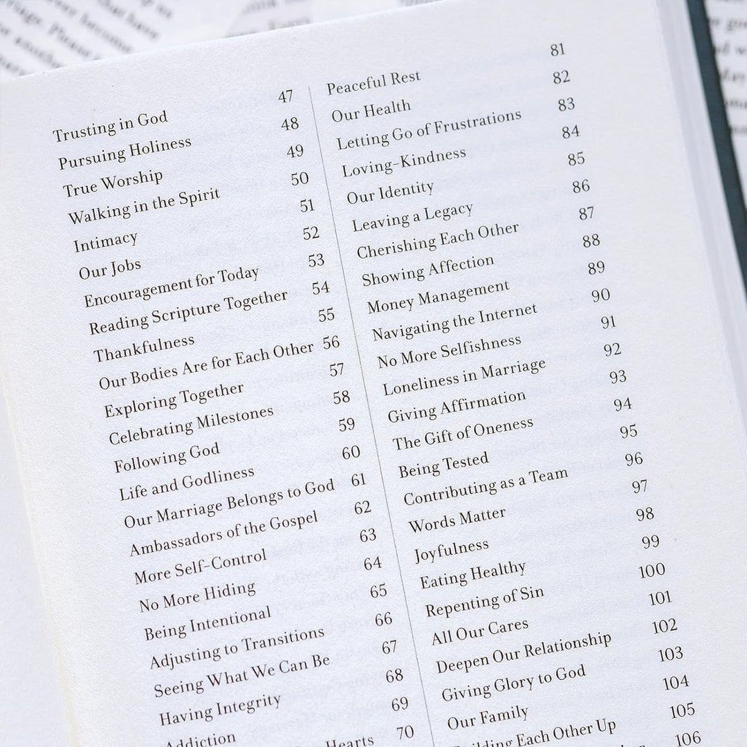 The Marriage Gift 365 Prayers for Our Marriage - A Daily Devotional Journey to Inspire, Encourage, and Transform Us and Our Prayer Life