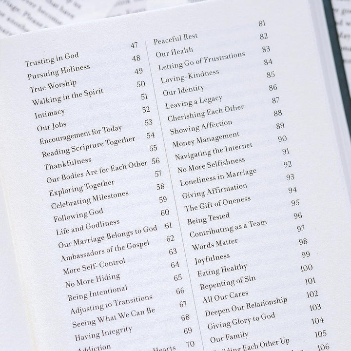 The Marriage Gift 365 Prayers for Our Marriage - A Daily Devotional Journey to Inspire, Encourage, and Transform Us and Our Prayer Life