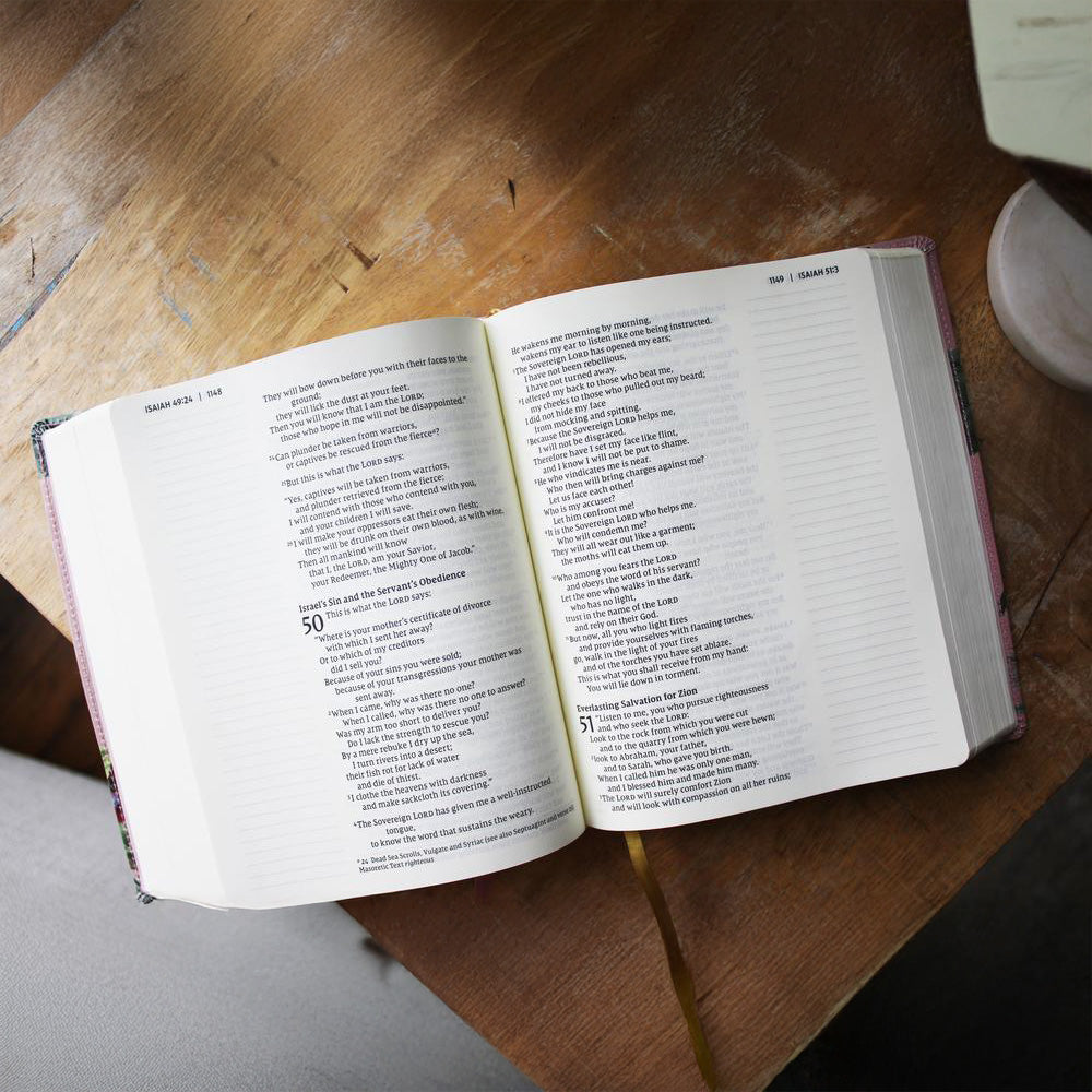 NIV, Artisan Collection Bible, Large Print, Red Letter, Comfort Print