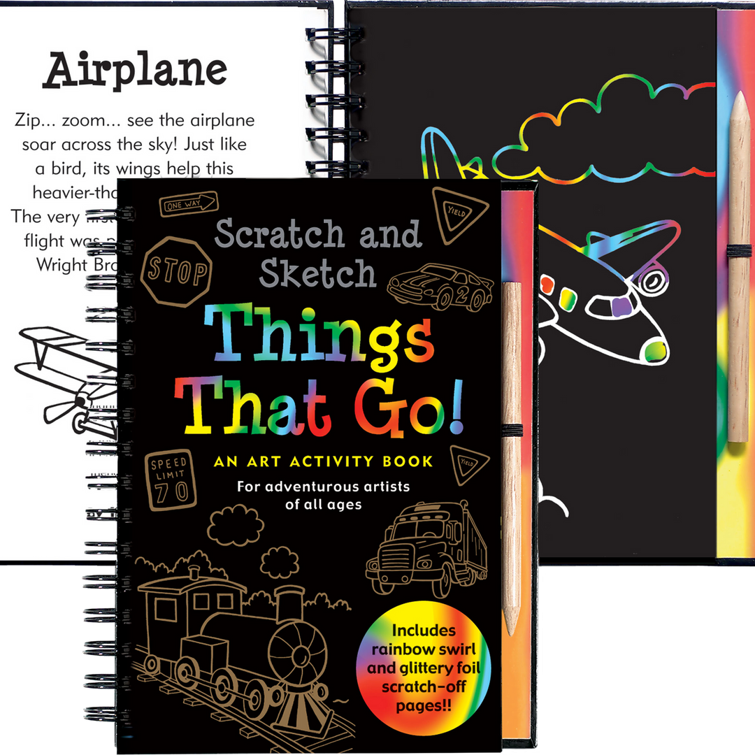 Peter Pauper Press Scratch and Sketch - Things That Go
