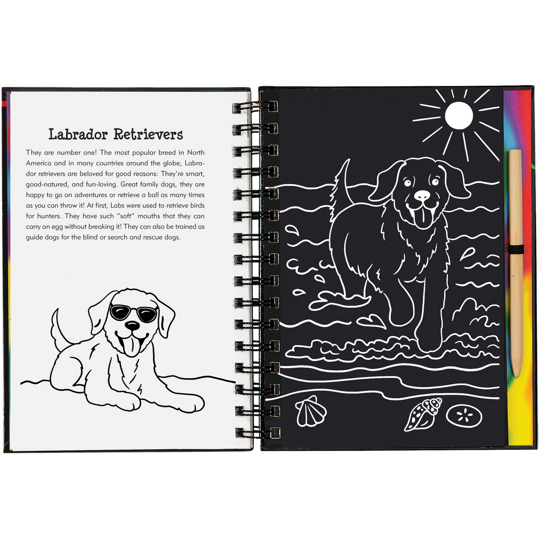 Peter Pauper Press Scratch and Sketch - Puppies