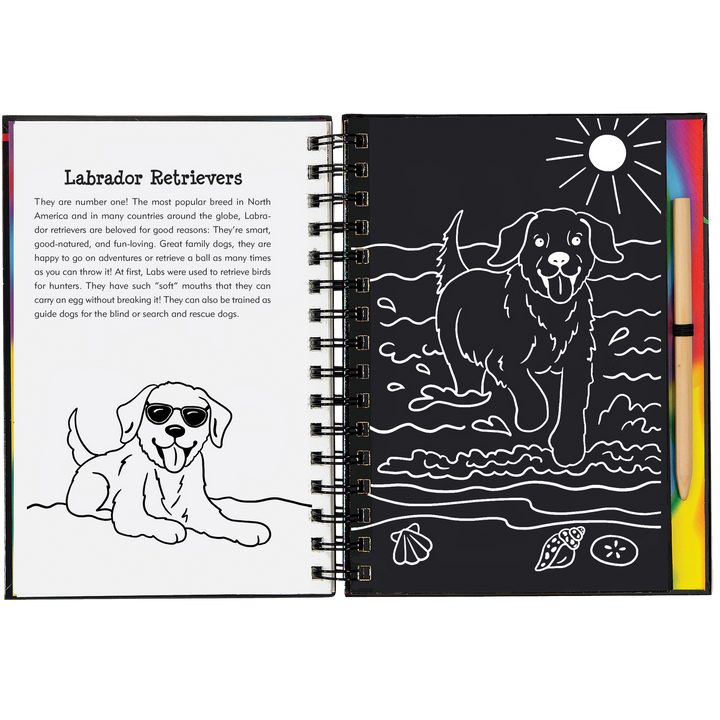 Peter Pauper Press Scratch and Sketch - Puppies