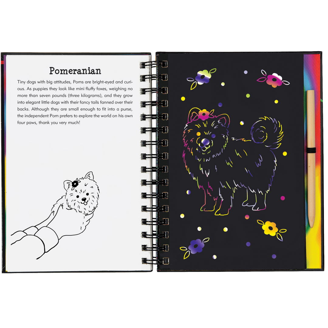 Peter Pauper Press Scratch and Sketch - Puppies