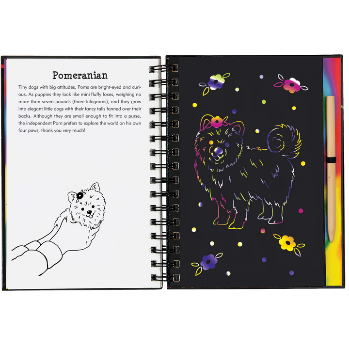 Peter Pauper Press Scratch and Sketch - Puppies