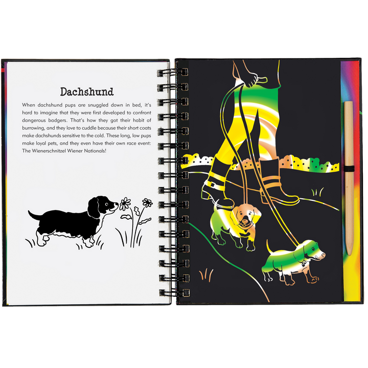 Peter Pauper Press Scratch and Sketch - Puppies