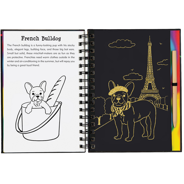 Peter Pauper Press Scratch and Sketch - Puppies