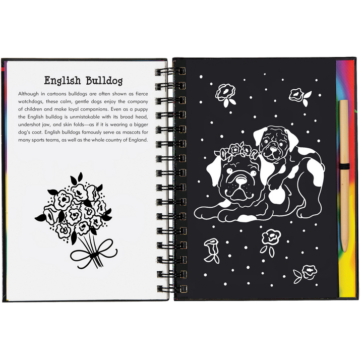 Peter Pauper Press Scratch and Sketch - Puppies