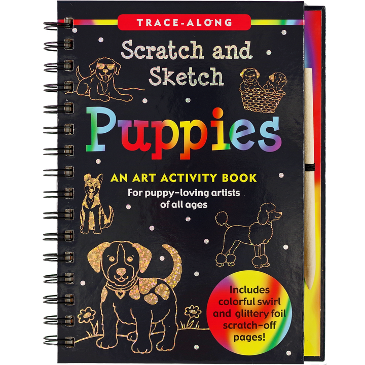 Peter Pauper Press Scratch and Sketch - Puppies