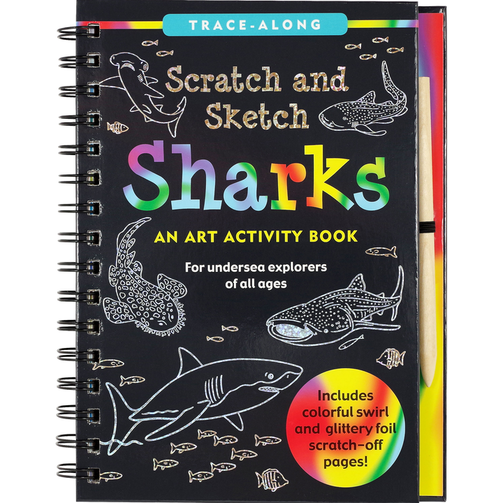Peter Pauper Press Scratch and Sketch - Sharks