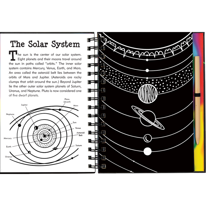 Peter Pauper Press Scratch and Sketch - Solar System