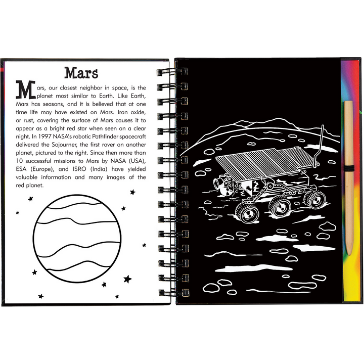 Peter Pauper Press Scratch and Sketch - Solar System