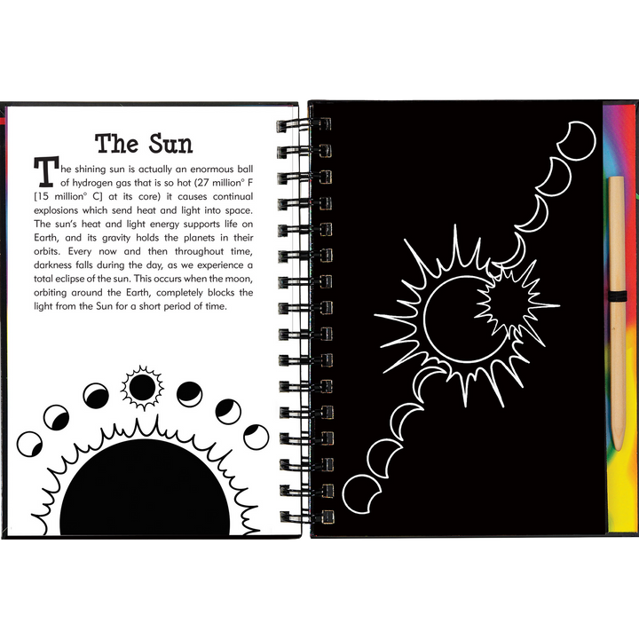 Peter Pauper Press Scratch and Sketch - Solar System