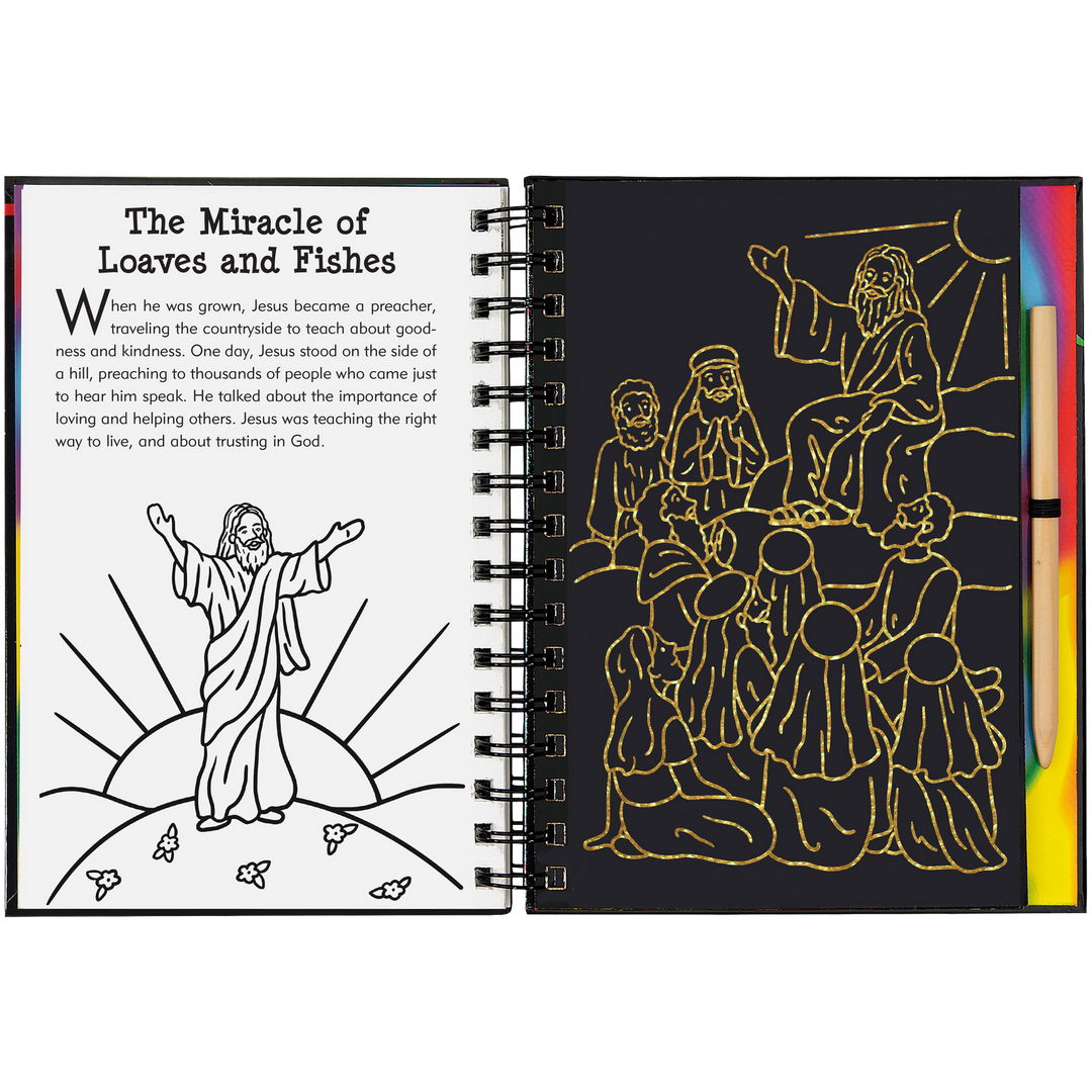 Peter Pauper Press Scratch and Sketch - Bible Stories