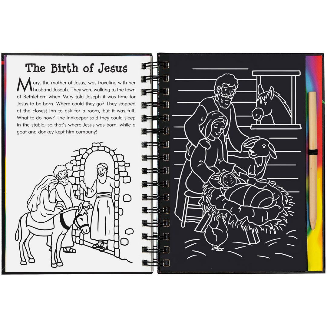Peter Pauper Press Scratch and Sketch - Bible Stories