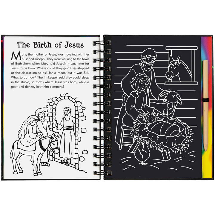 Peter Pauper Press Scratch and Sketch - Bible Stories