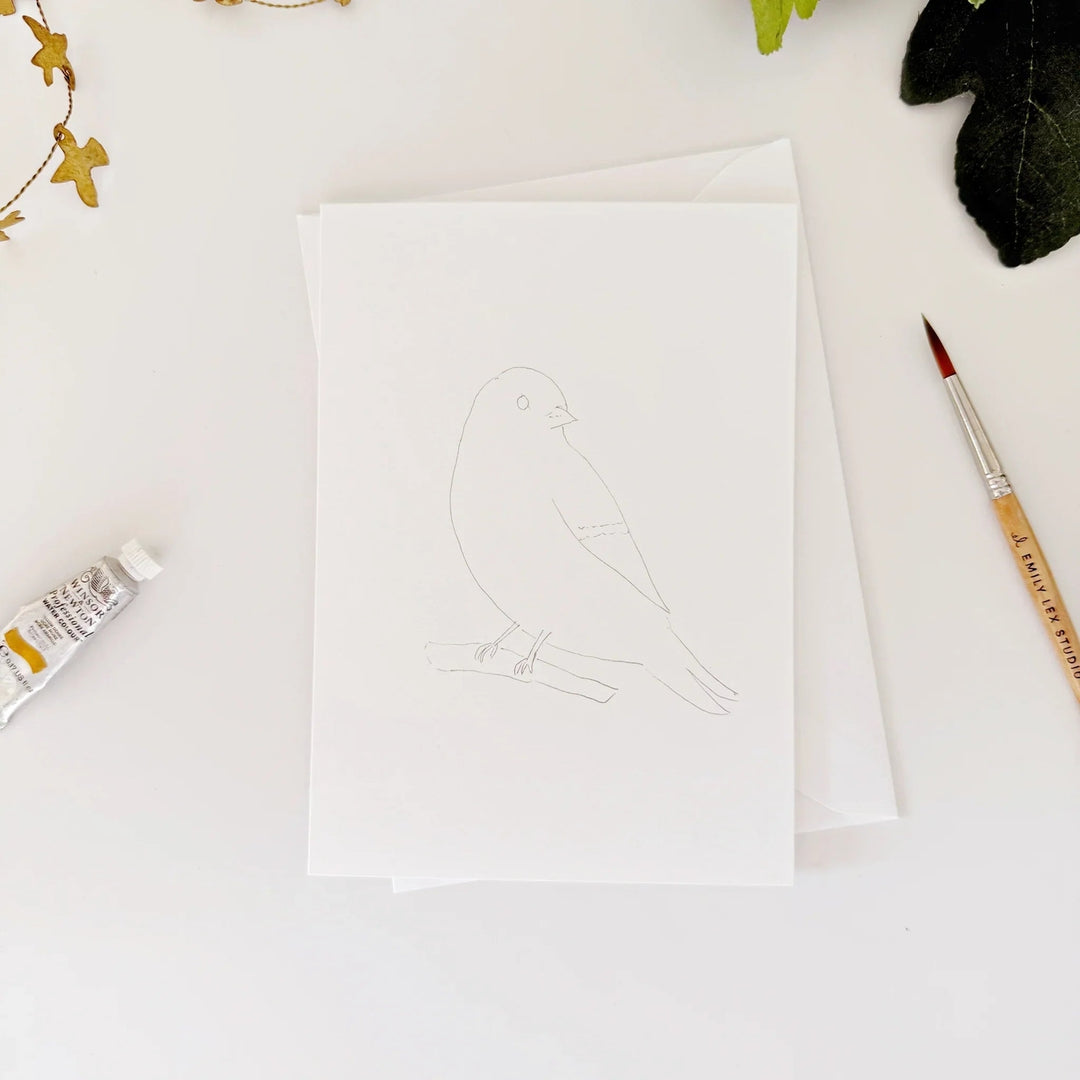 Emily Lex Watercolor Notecard Set - Birds