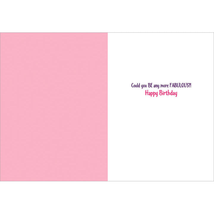 Avanti Press Flamingo in Flamingo Float Birthday Card