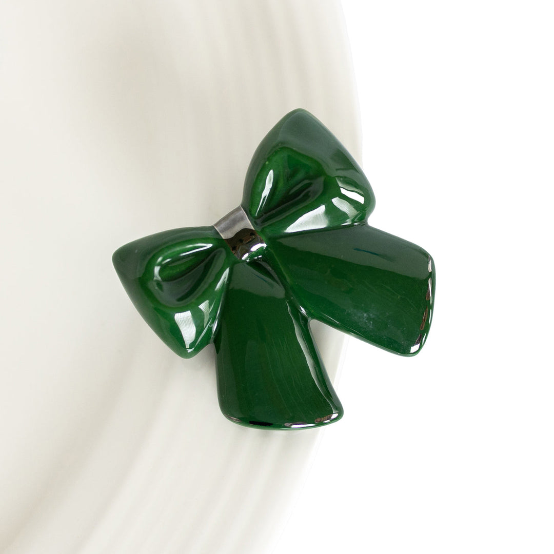 Nora Fleming Mini - Green Bow