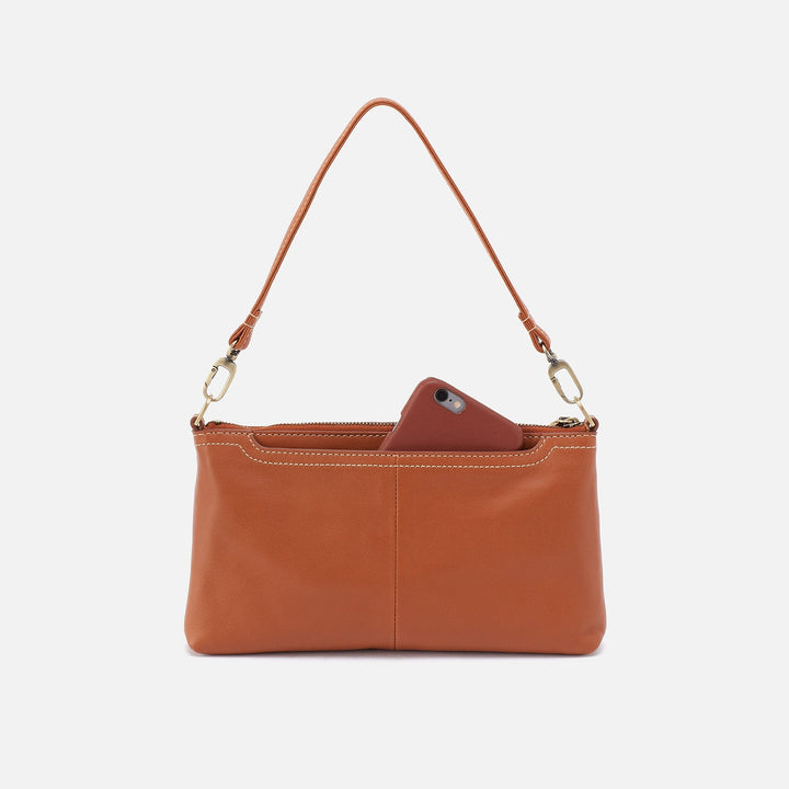 Hobo Darcy Convertible Crossbody - Burnished Caramel Smooth Leather