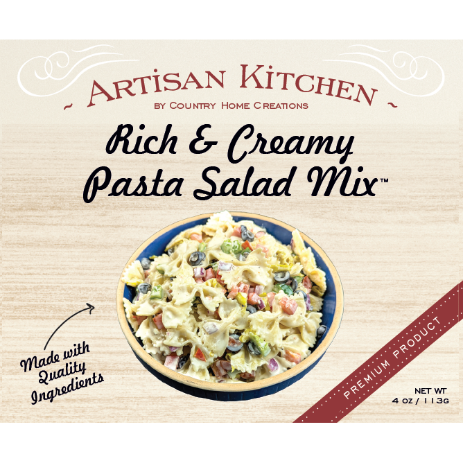 Country Home Creations Artisan Kitchen - Rich & Creamy Pasta Salad Mix