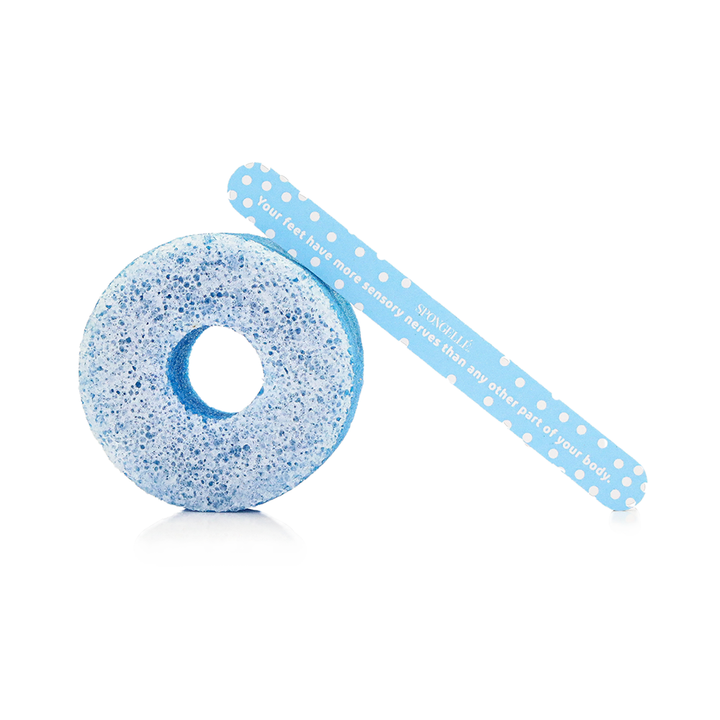 Spongellé® Cotton Candy | PediPOP! Pedi Buffer & Nail File - 30+ WASHES