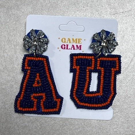KL Auburn AU Earrings