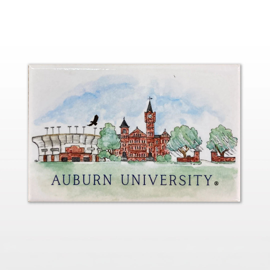 Valiant Gifts Auburn Skyline Magnet
