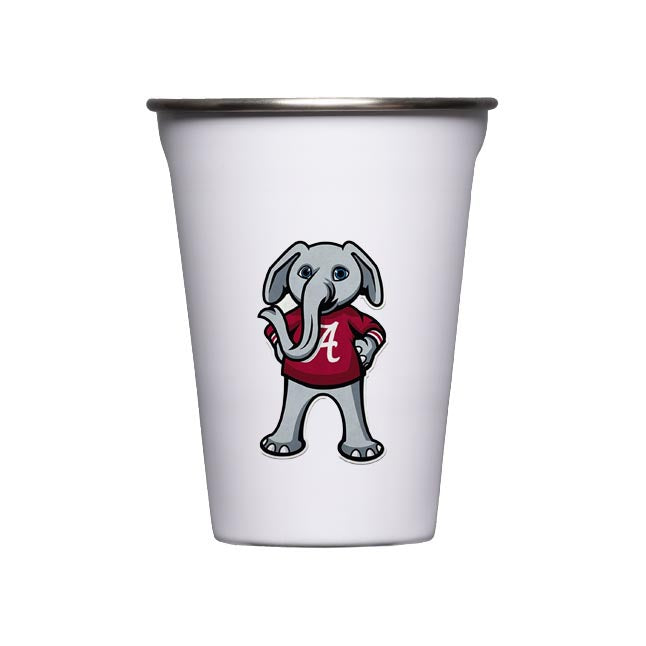 Corkcicle Eco Stacker with Alabama Big Al Logo - Gloss White