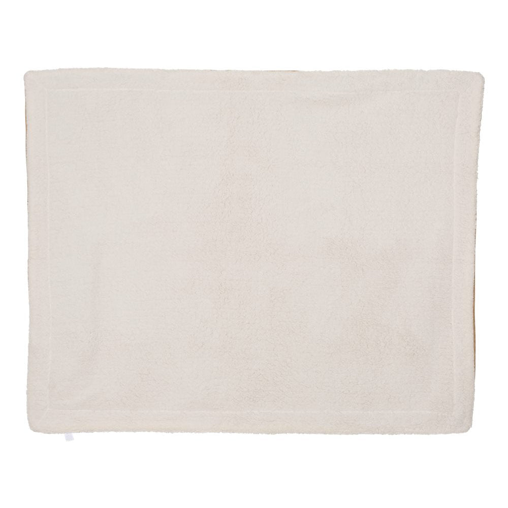 Alpine Fleece Micro Mink Sherpa Blanket - Camel