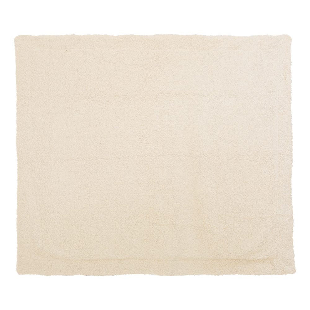 Alpine Fleece Micro Mink Sherpa Blanket - Navy