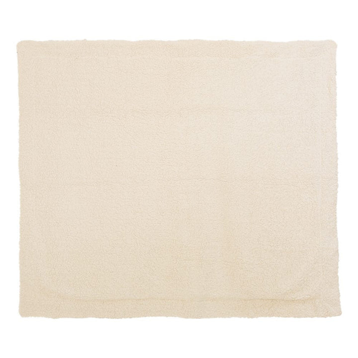 Alpine Fleece Micro Mink Sherpa Blanket - Navy