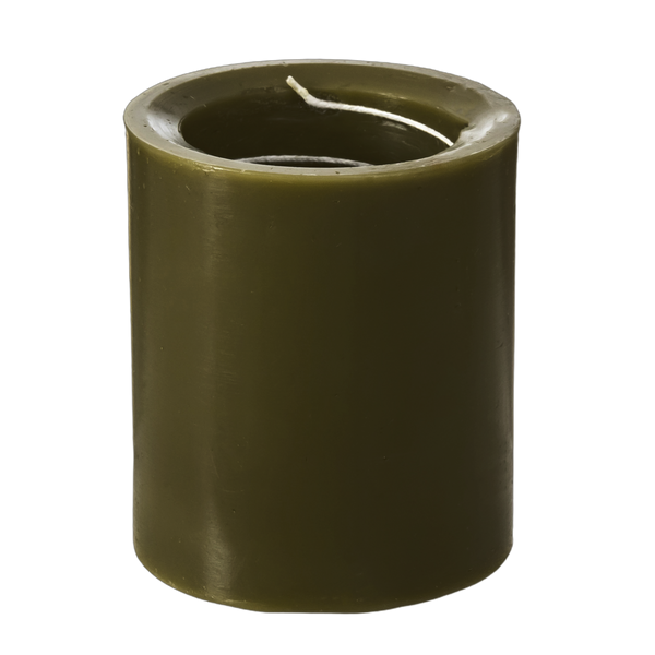Spiral Light Candle Amber & Moss - Small