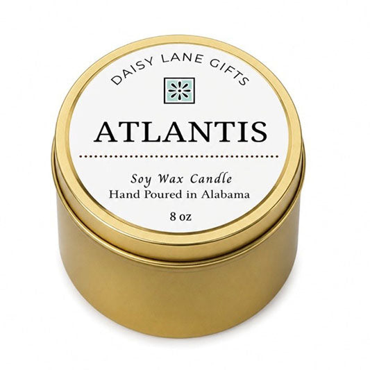 Daisy Lane Gifts 8oz Gold Tin - Atlantis