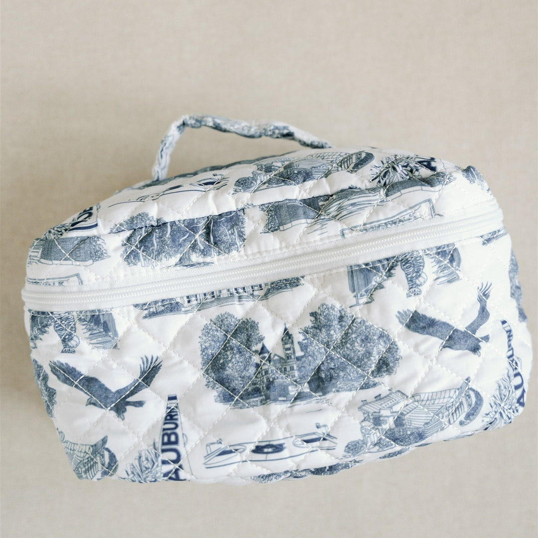 Gracefully Made Art Auburn University Make Up Toiletry Bag