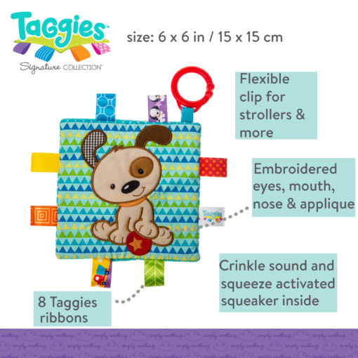 Taggies Crinkle Me - Brother Puppy
