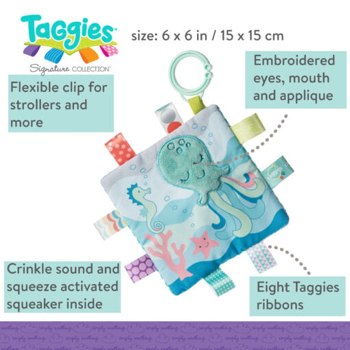 Taggies Crinkle Me - Sleepy Seas