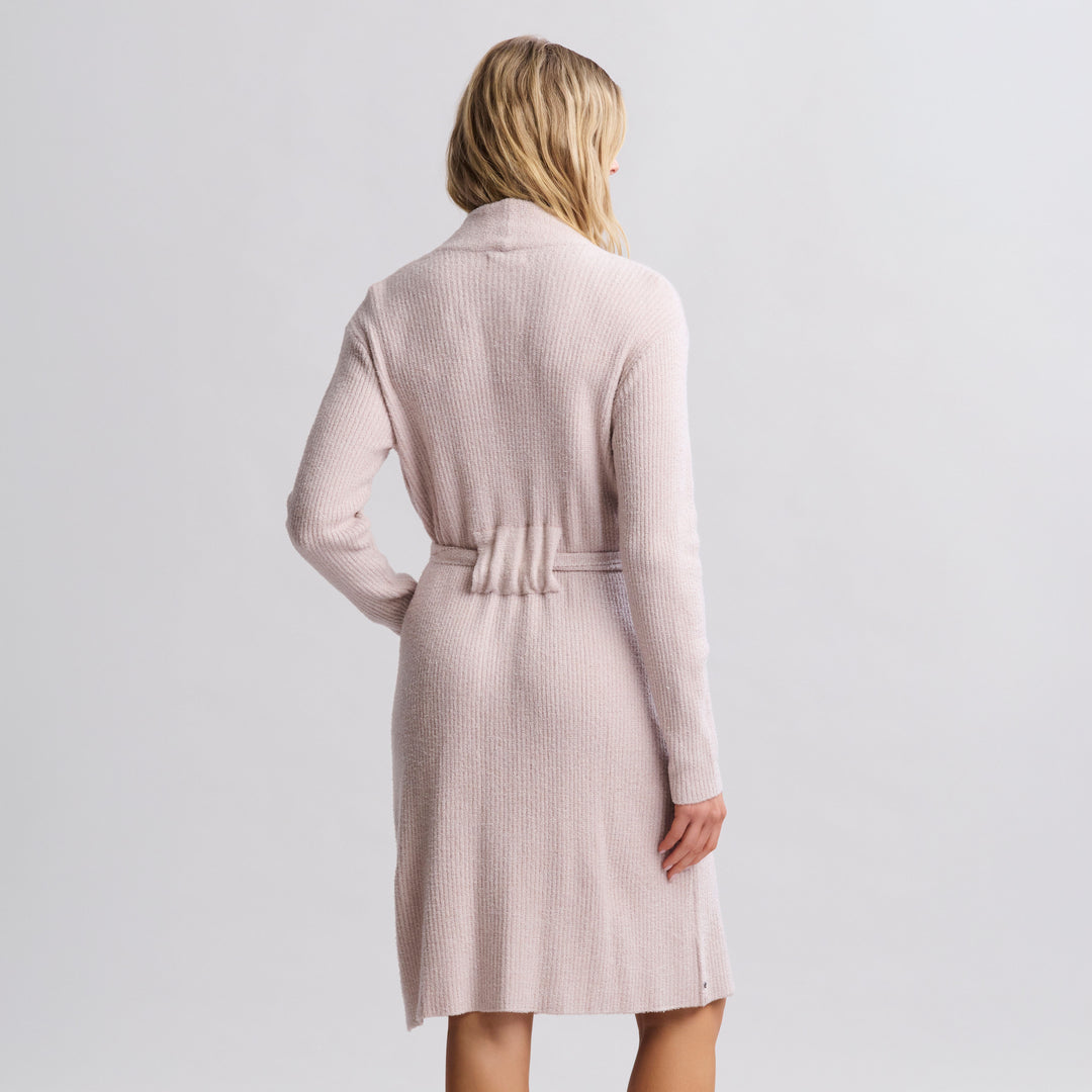 CozyChic Lite® Ribbed Robe - Faded Rose / Pearl