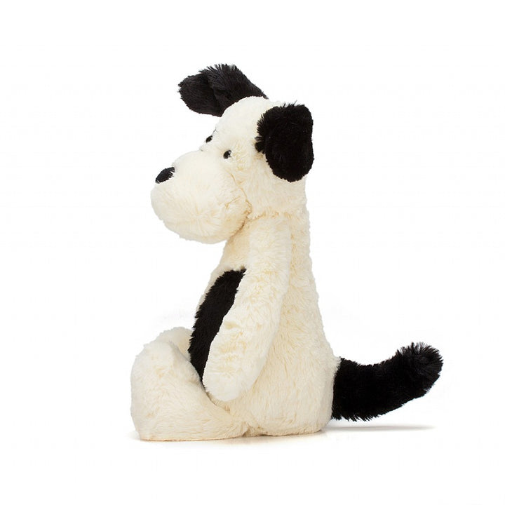 Jellycat Bashful Small Puppy - Black & Cream