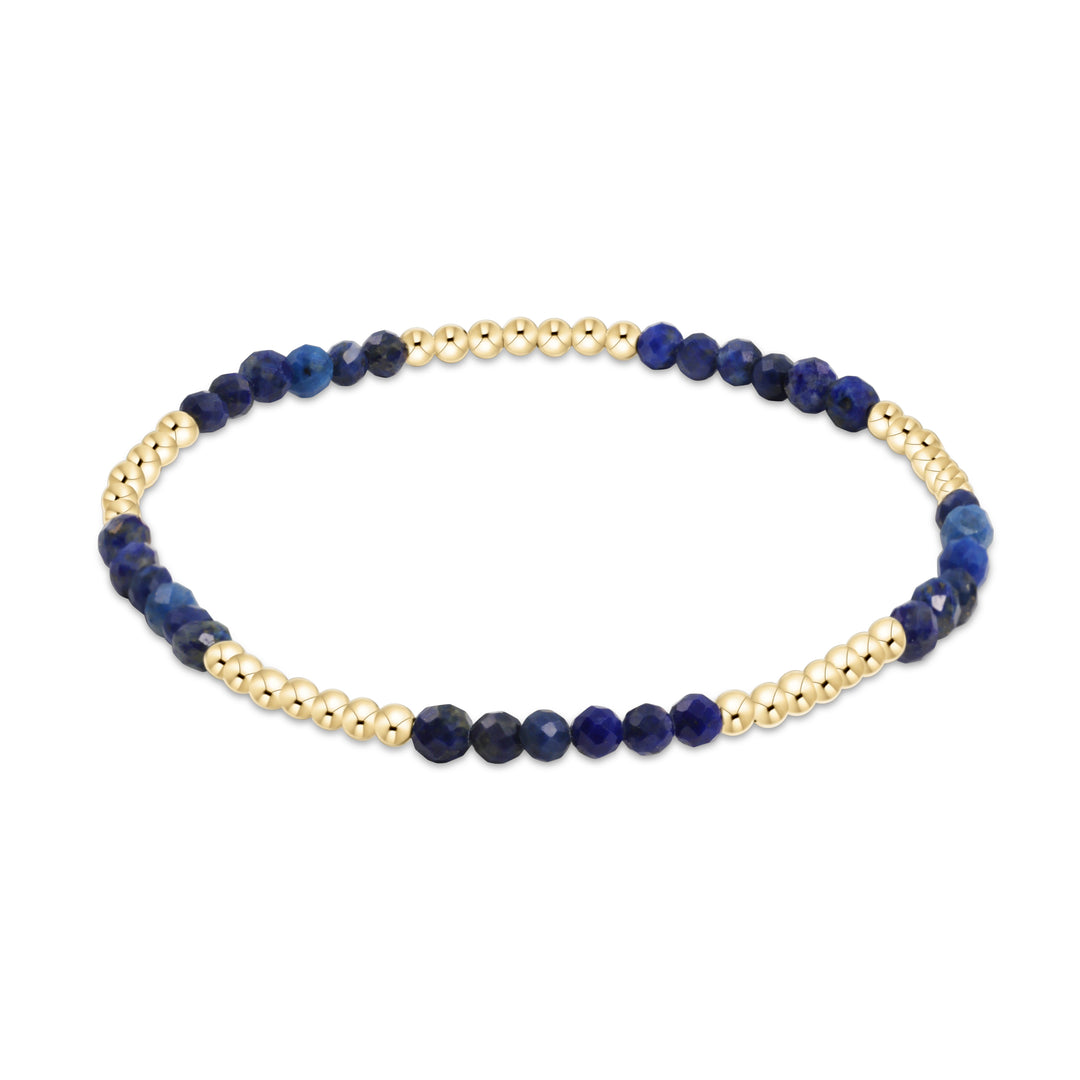 enewton Blissful Pattern 2.5mm Bead Bracelet - Lapis