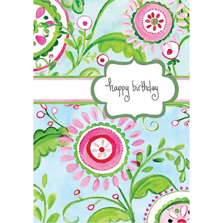 Kris-10's Creations Precious Floral Birthday Card