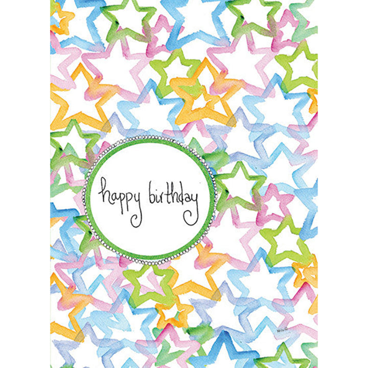 Kris-10's Creations Pastel Star Birthday Card