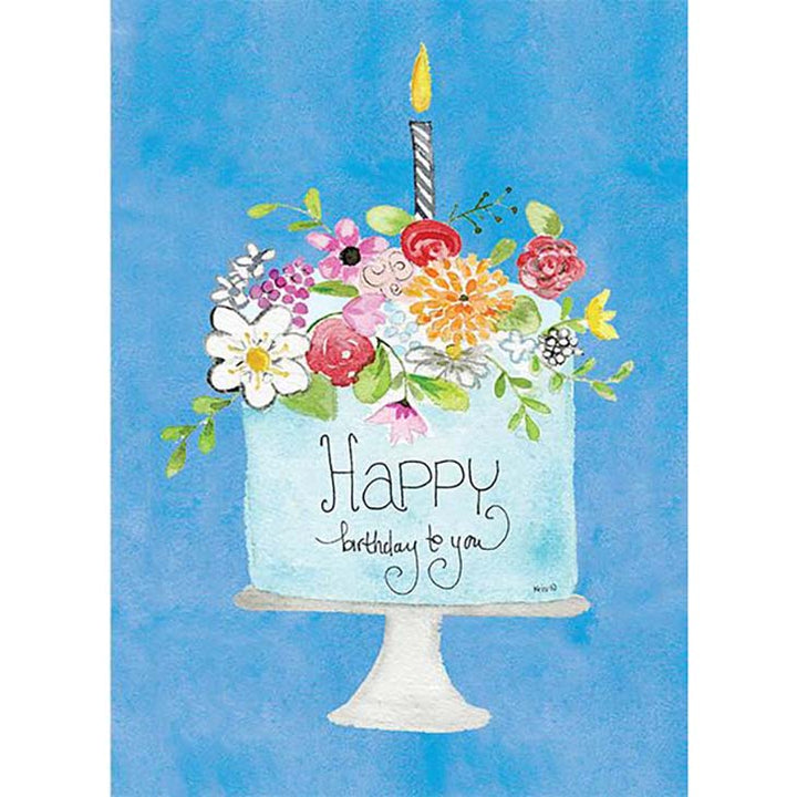 Kris-10's Bouquet Birthday Cake Birthday Card