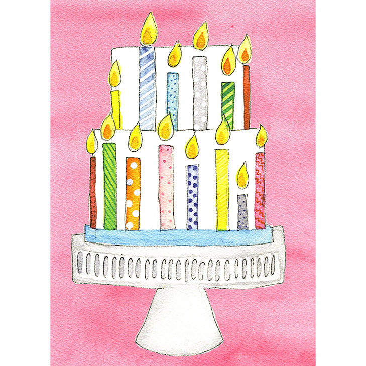 Kris-10's Creations Pink Birthday Cake Pink Birthday Cake Card