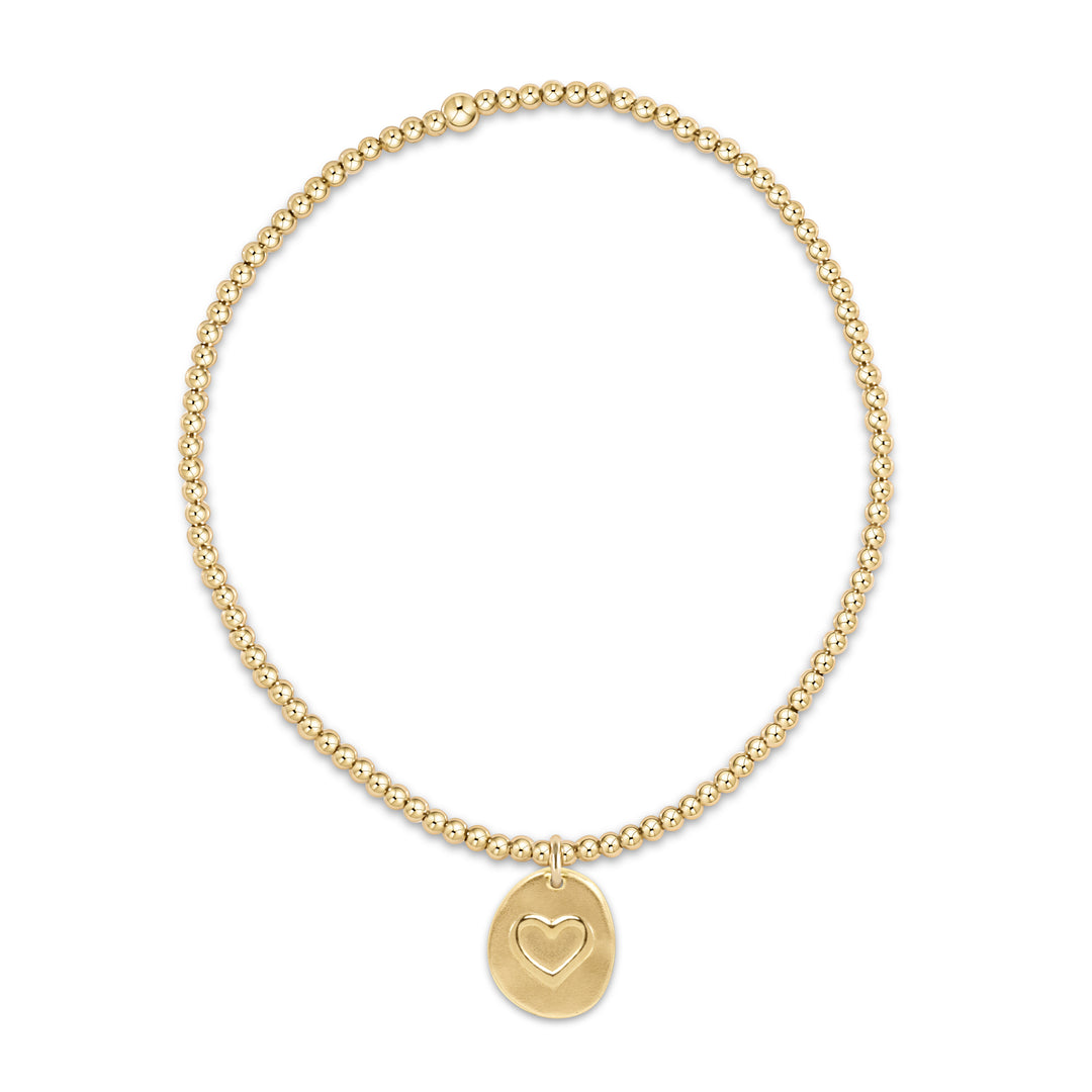 enewton Classic Gold 2mm Bead Bracelet - Inspire Love Small