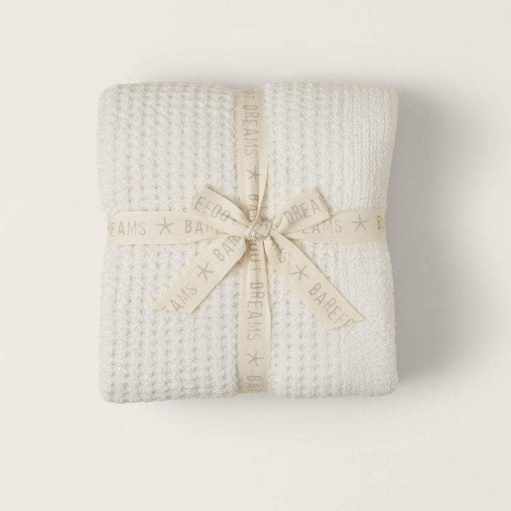 CozyChic® Waffle Throw - Cream