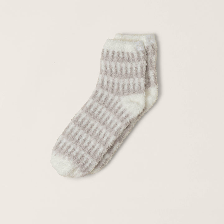 CozyChic® Stripe Geo Tennis Socks  Pearl Multi