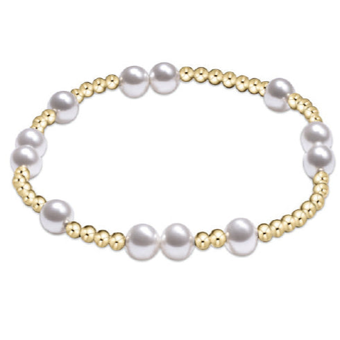 enewton Extends - Hope Unwritten 6mm Bead Bracelet - Pearl